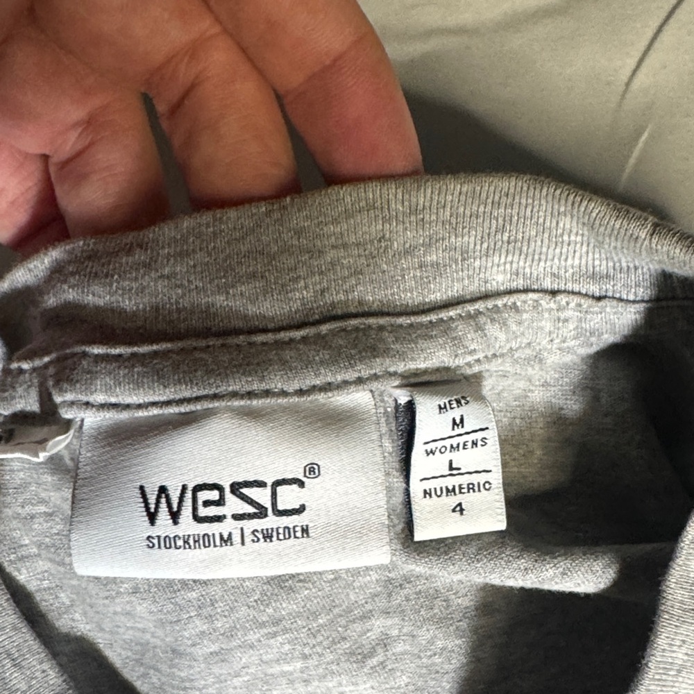 Wesc Two-Tone Gray and Blue Men's Shirt - Picture 2 of 4